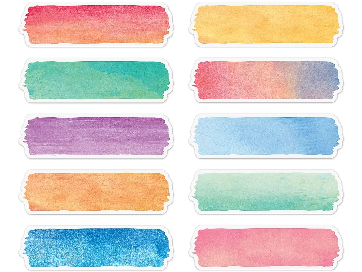 Watercolor Label Accents - US 2820