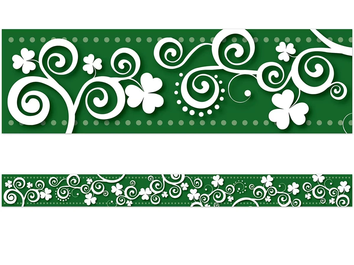 Hearts & Clovers Double-Sided Holiday Border - US 3366
