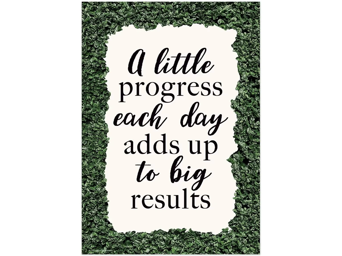 Modern Farmhouse A Little Progress Poster - US 6669