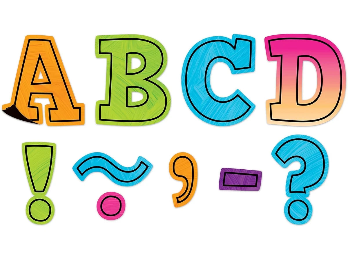 Brights 4Ever 3" Magnetic Punch-Out Letters - US 7531