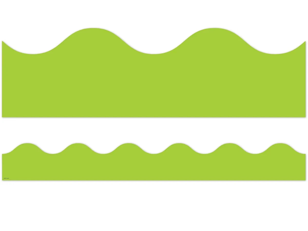 Core Decor Lime Scalloped Border - US 9898