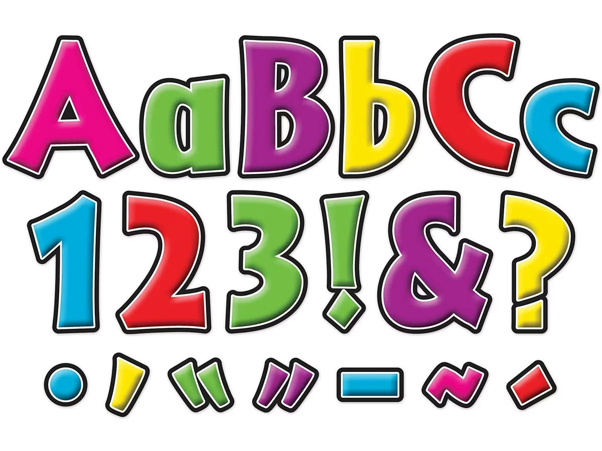 Neon 4" Punch-Out Letters - US 7482