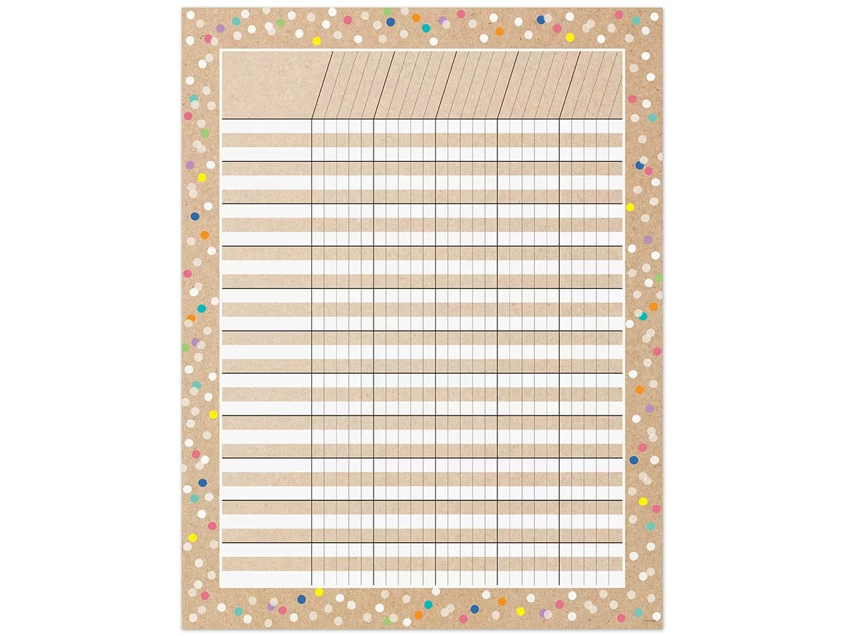 Krafty Pop! Incentive Chart - US 9445