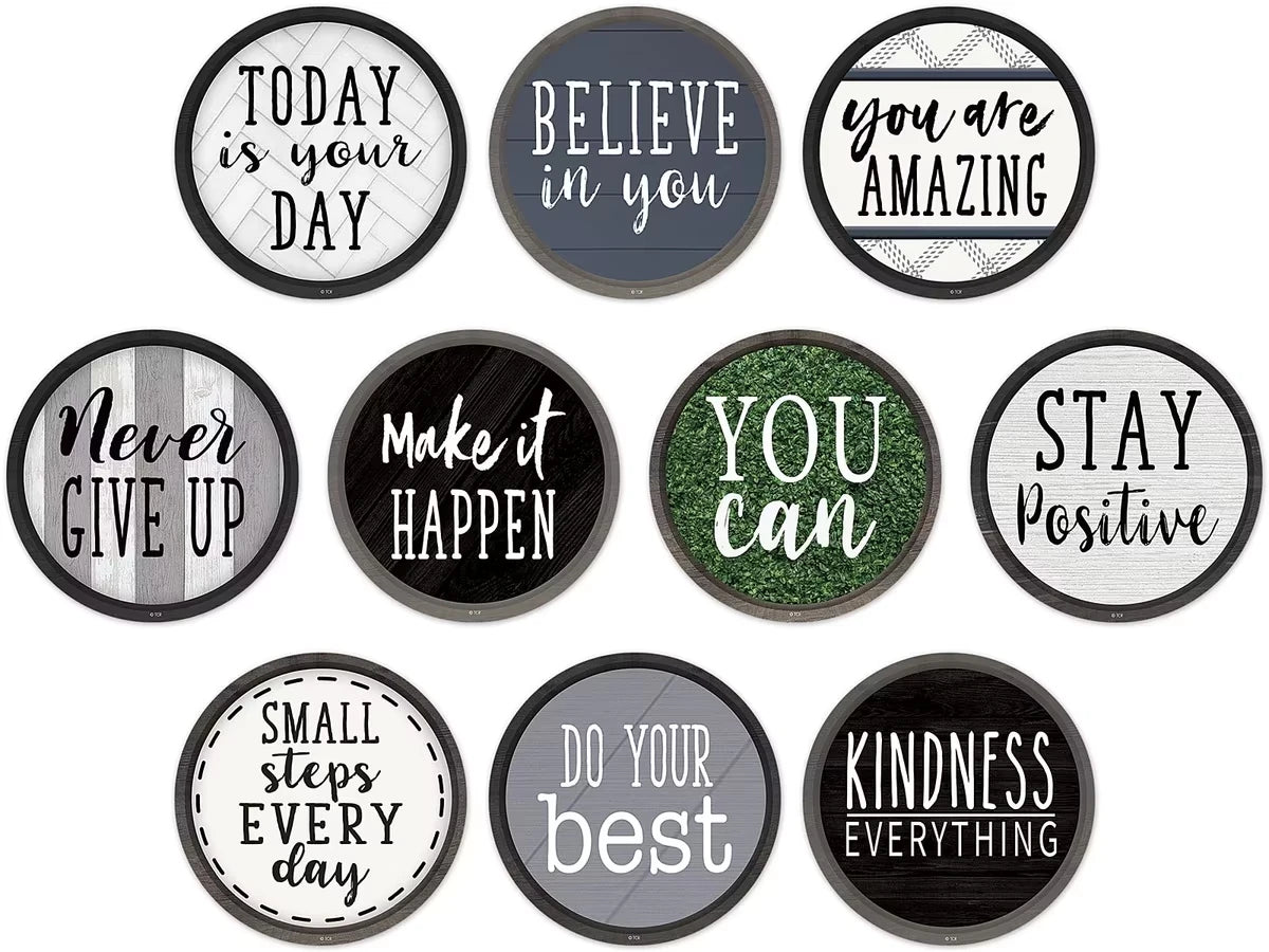 Modern Farmhouse Motivational Accents - US 9870