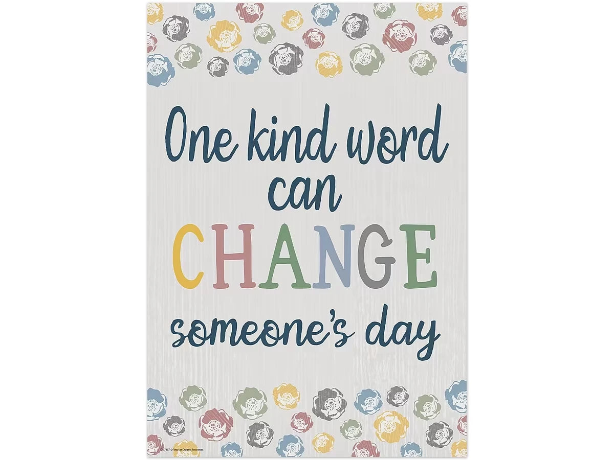 Classroom Cottage One Kind Word Poster - US 3161