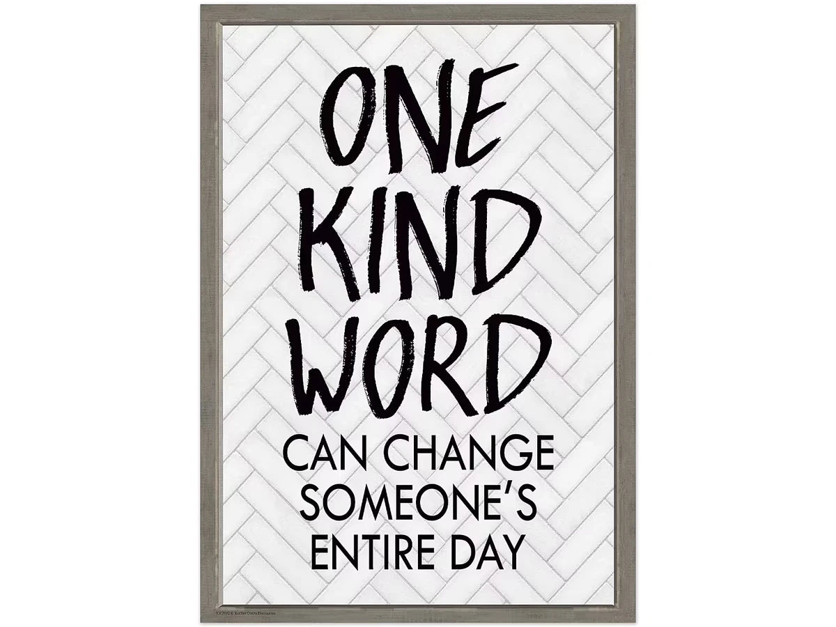 Modern Farmhouse One Kind Word Poster - US 1870