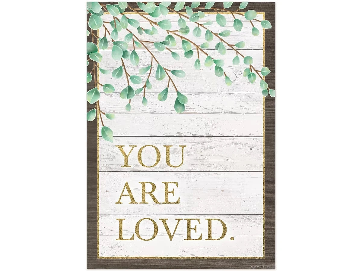 Eucalyptus You Are Loved Poster - US 3379