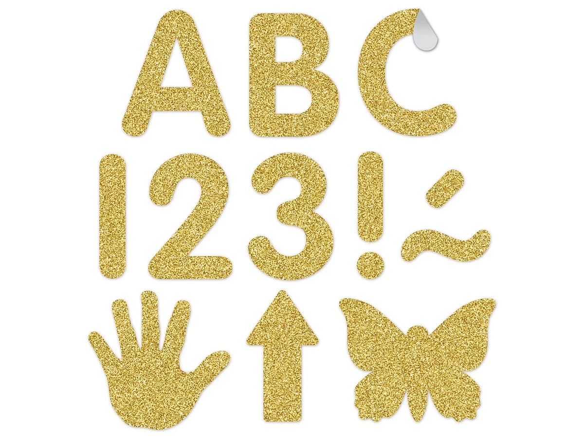 Gold Classic 2" Punch-Out Letters - US 4171