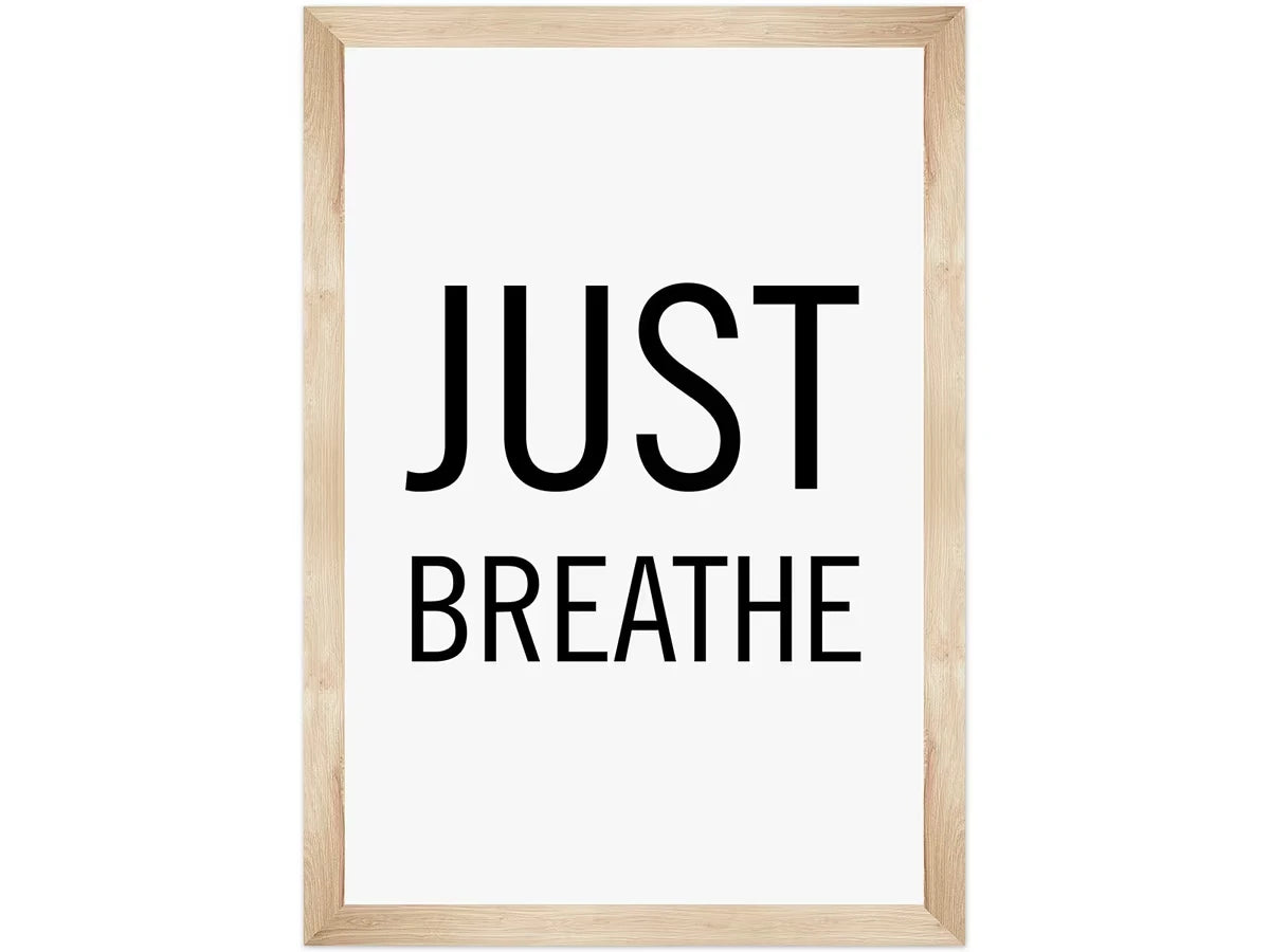 Simply Boho Just Breathe Poster - US 5699