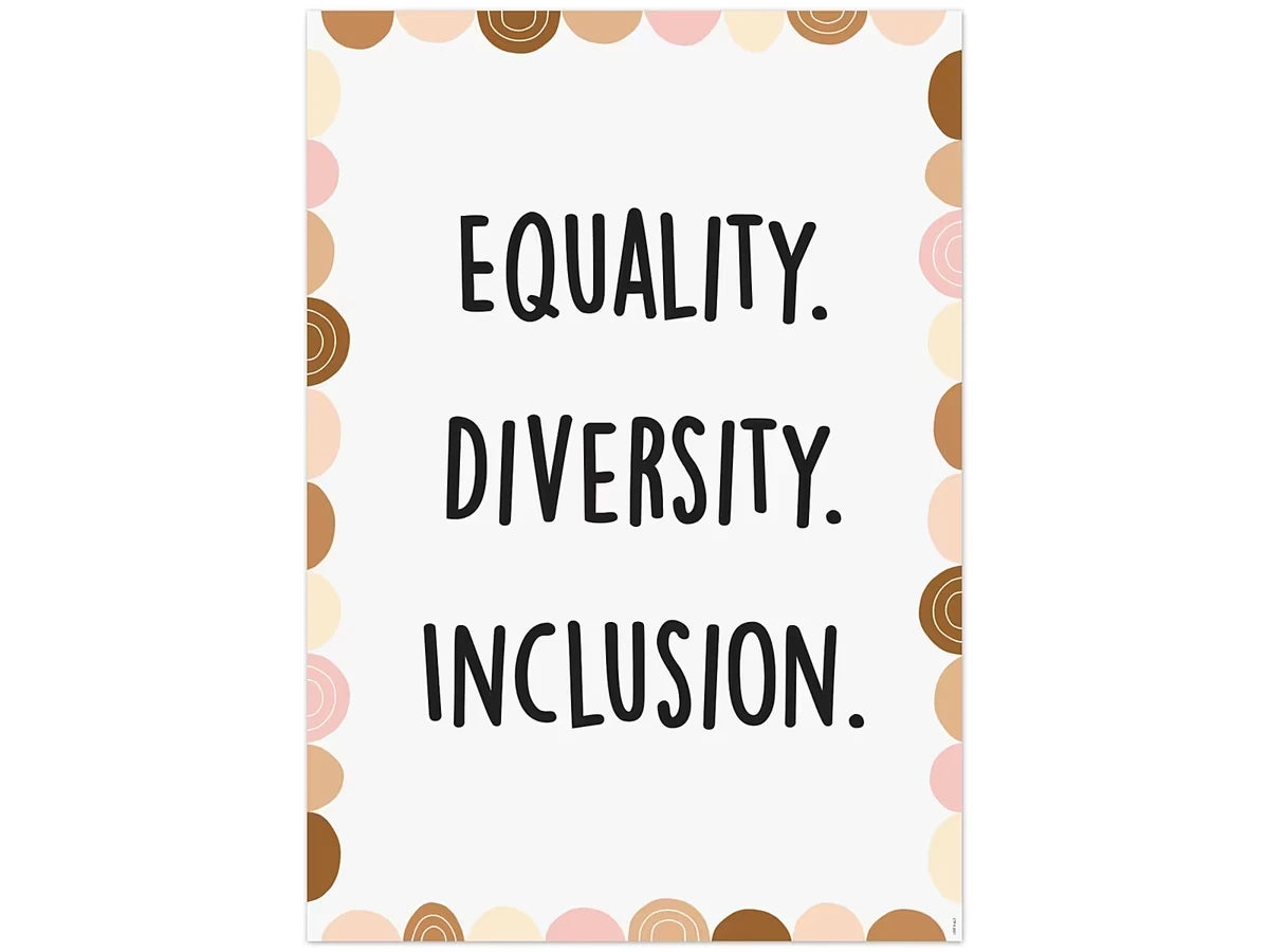 Equality, Diversity, Inclusion Poster - US 8124