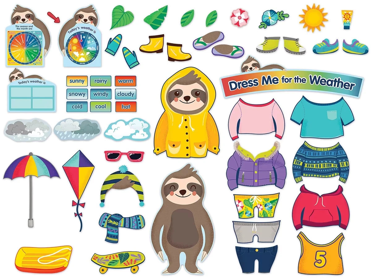 One World Dress for the Weather Bulletin Board Set - US 4011