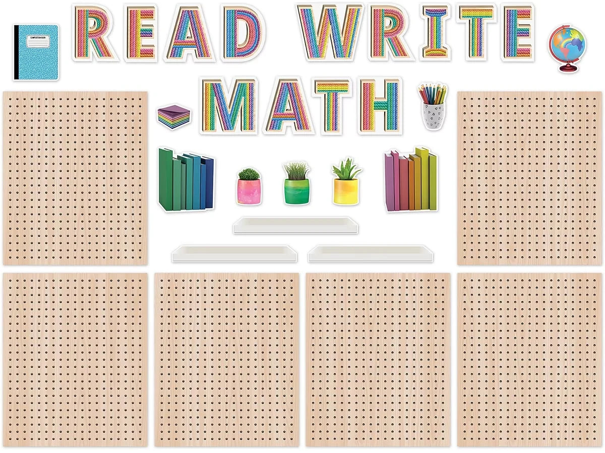 Creatively Inspired Pegboard Bulletin Board Set - US 6624