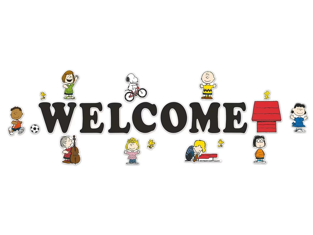 Peanuts® Welcome Bulletin Board Set - US 6416