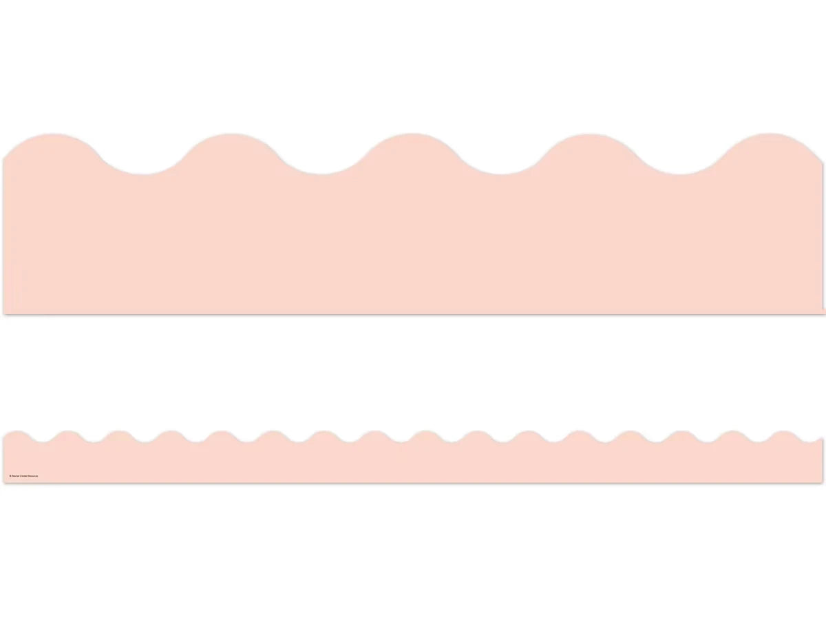 Blush Pink Scalloped Border - US 4756