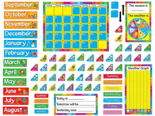 Year Around Calendar Bulletin Board Set - US 9280