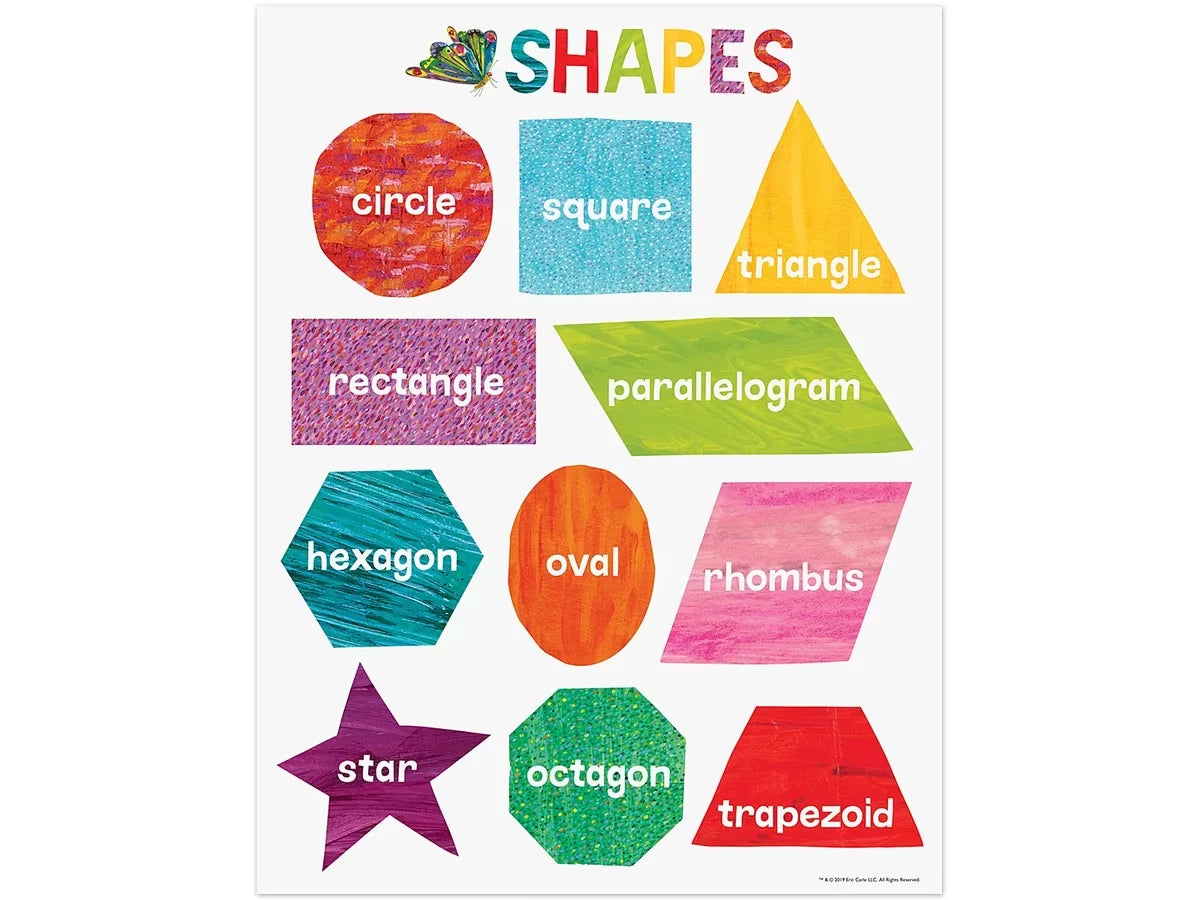 Eric Carle Shapes Poster - US 4522