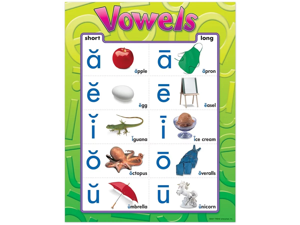 Vowels Photo Poster - US 2025
