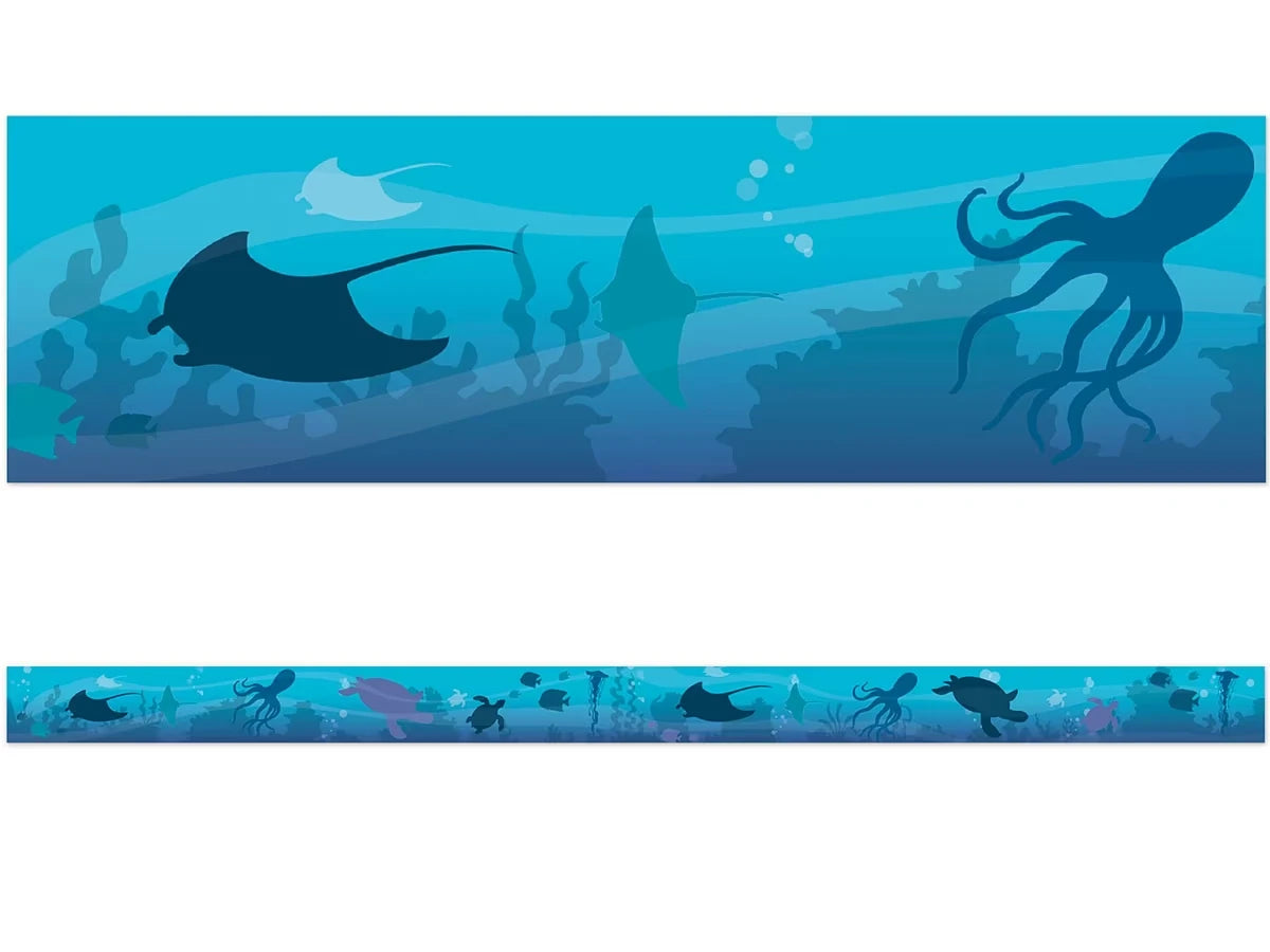 Seas the Day Underwater Life Border - US 9961