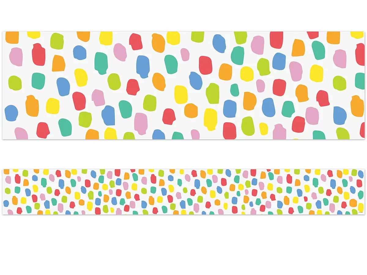 Colorful Messy Dot Border - US 6973
