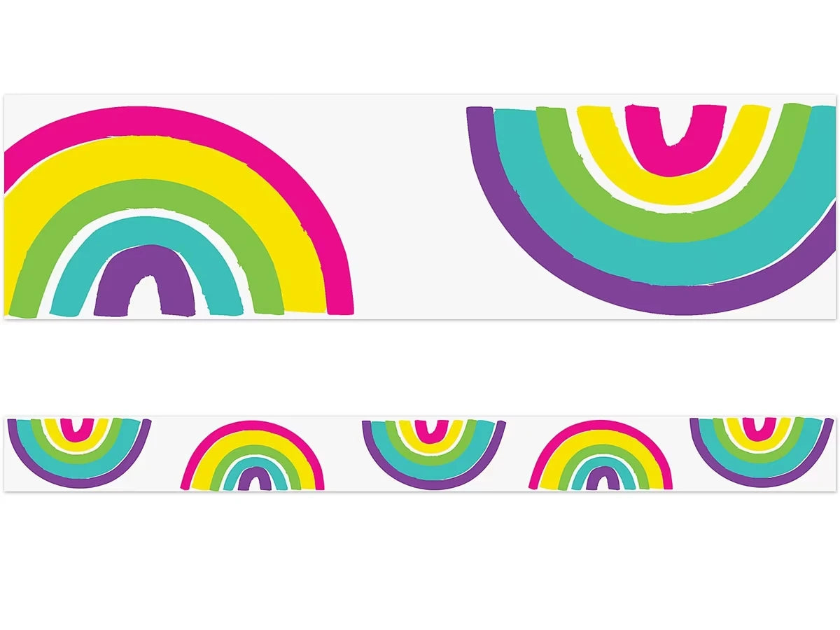 Kind Vibes Rainbow Border - US 7135