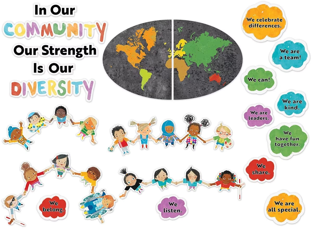Our Strength Is Our Diversity Bulletin Board Set - US 4473