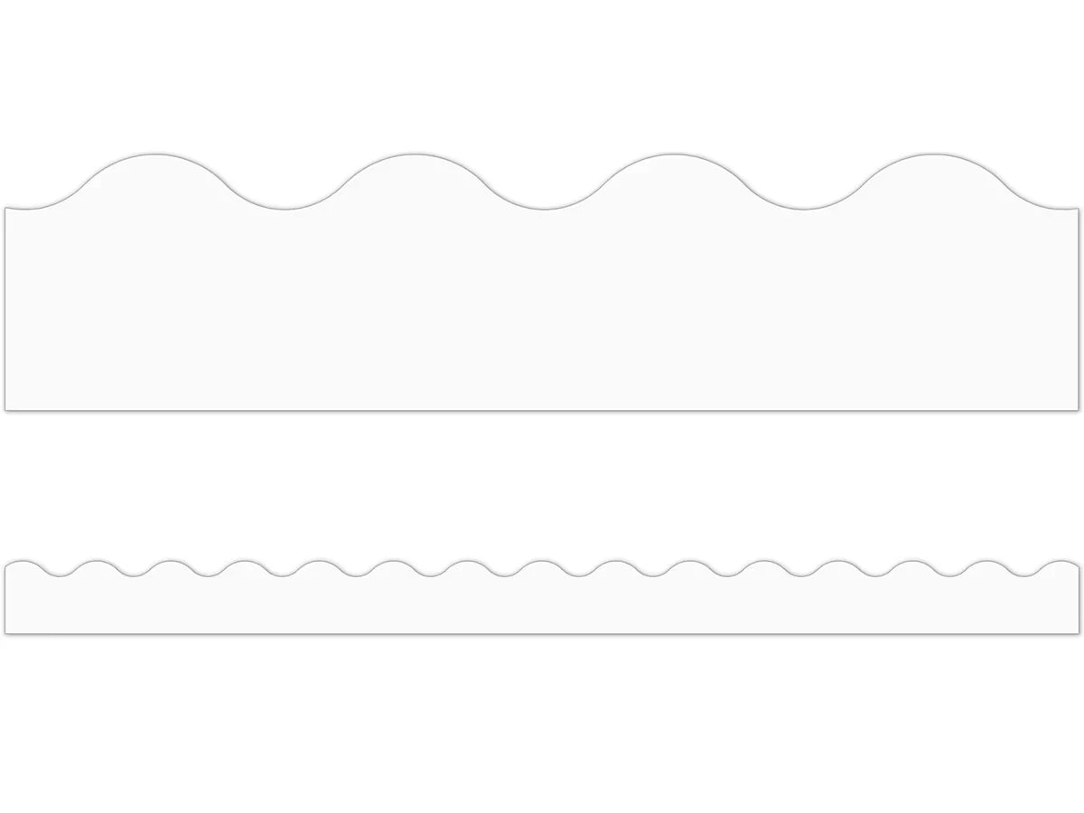 White Scalloped Border - US 4730