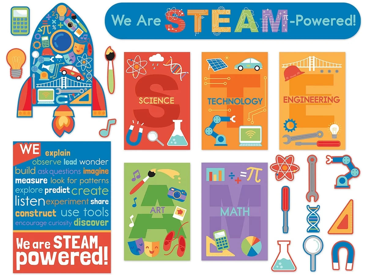 We Are STEAM-Powered Bulletin Board Set - US 8873