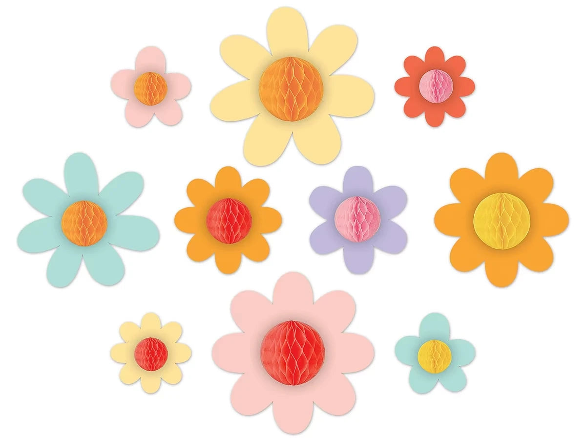 Groovy Flowers 3-D Accents - US 7612