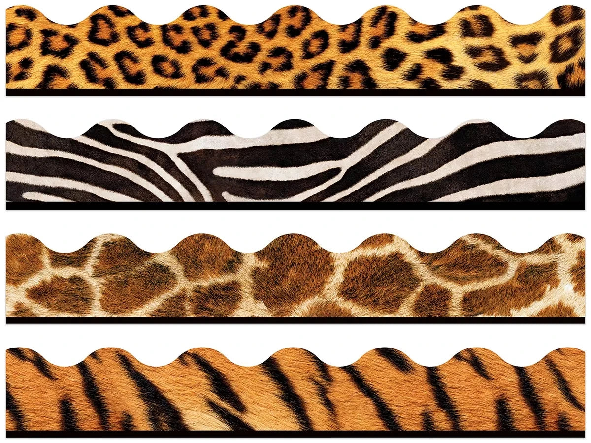 Animal Print Scalloped Borders - Variety Pack - US 5510
