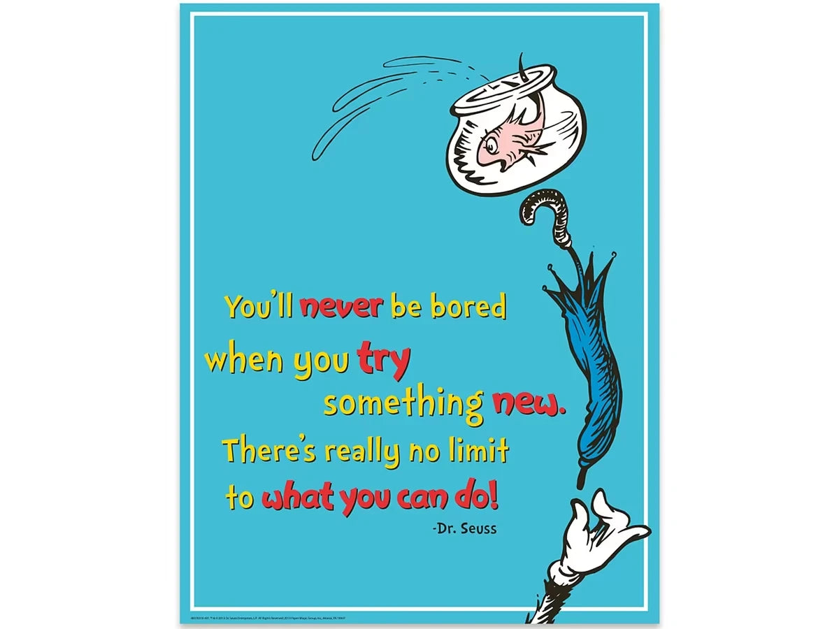 Dr. Seuss™ Try Something New Poster - US 9123