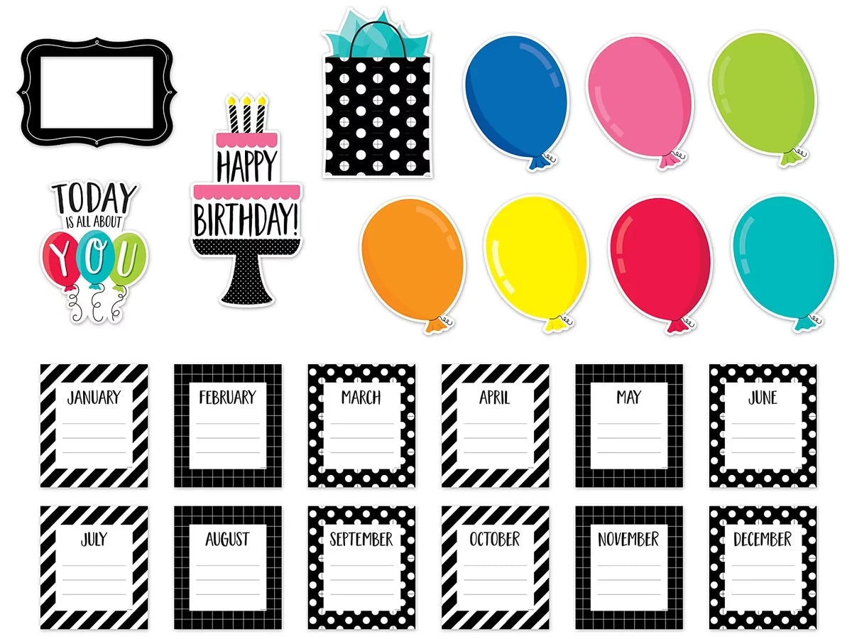 Today Is All About You Birthday Bulletin Board Set - US 9784