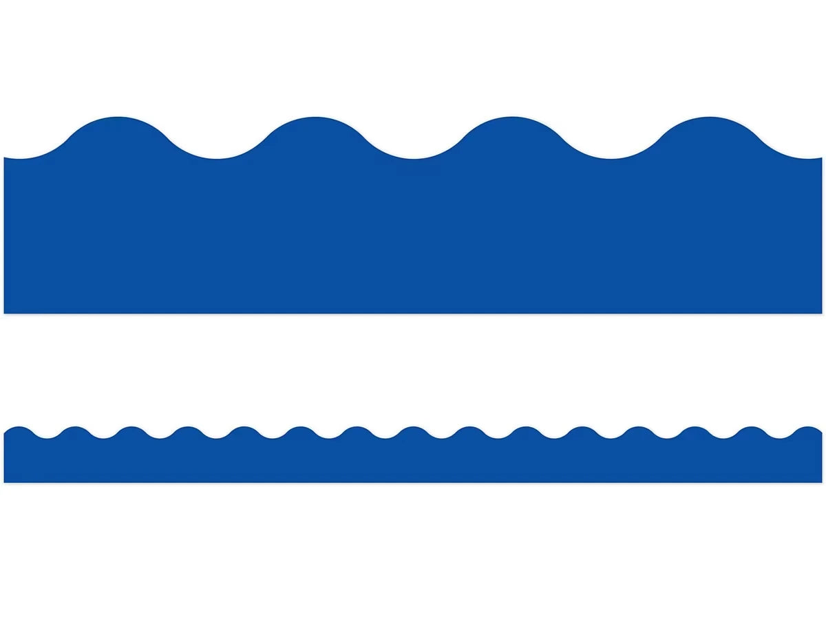 Royal Blue Scalloped Border - US 3010