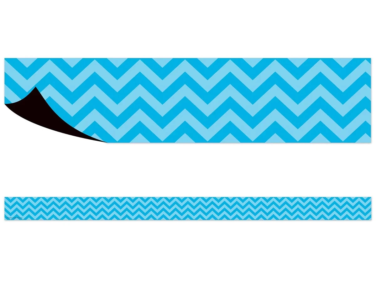 Aqua Chevron Magnetic Border - US 8311