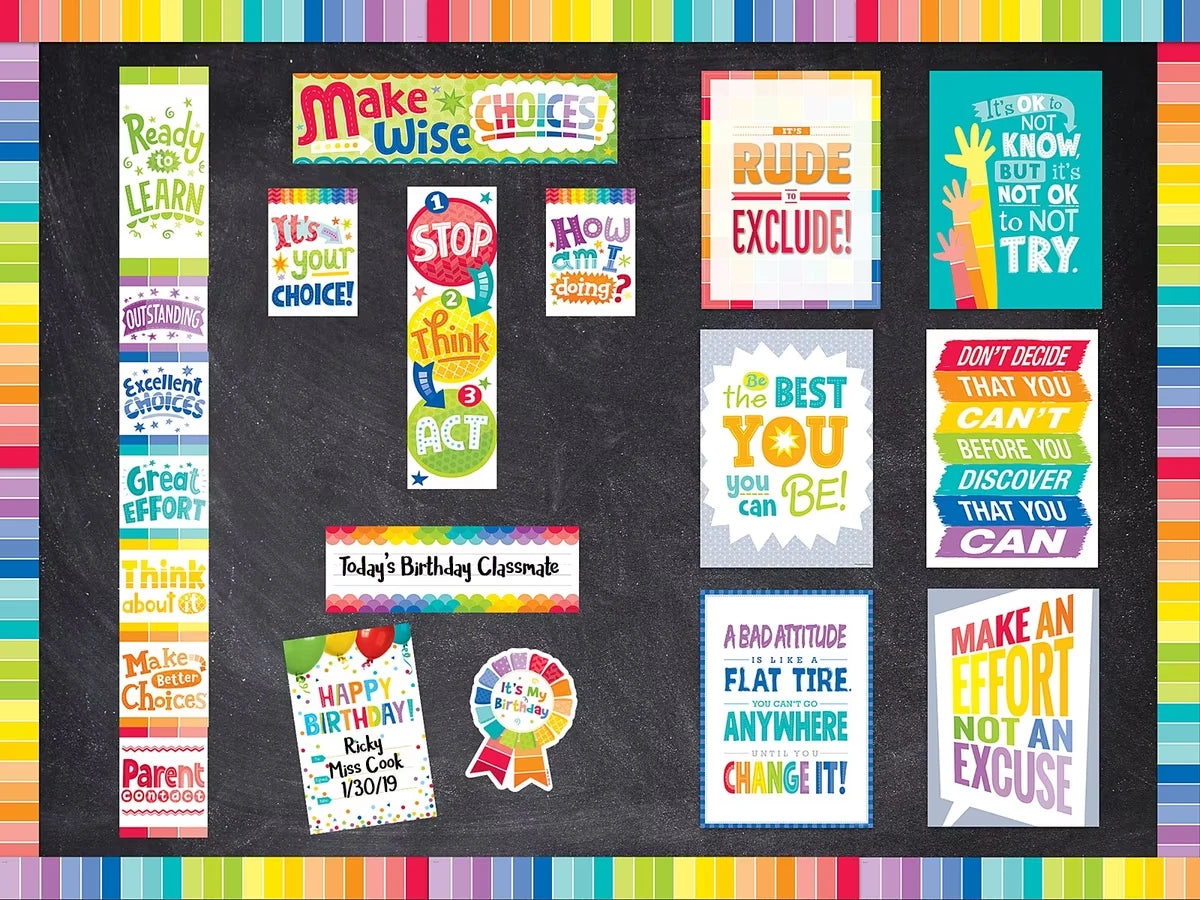 Painted Palette Behavior Management Bulletin Board Set - US 1133