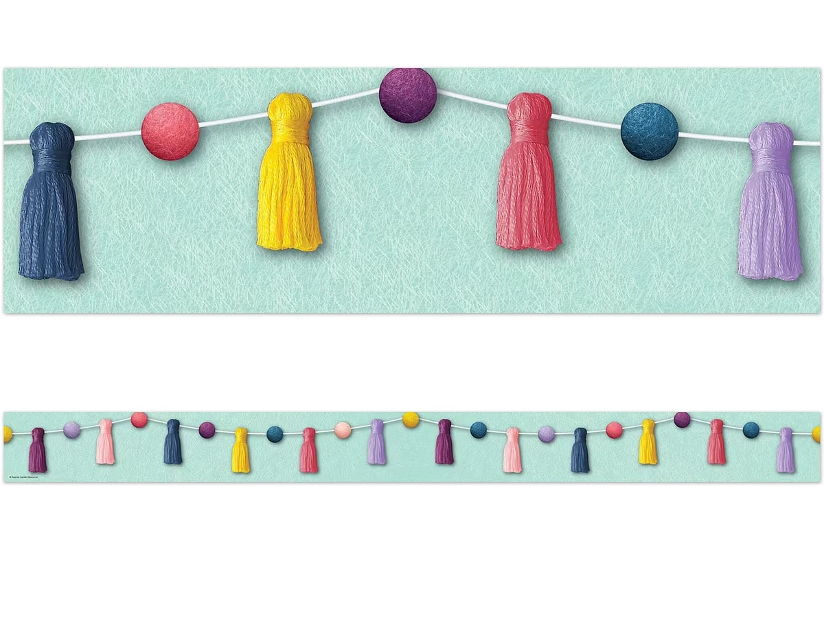 Oh Happy Day! Pom-Pom & Tassel Border - US 8962