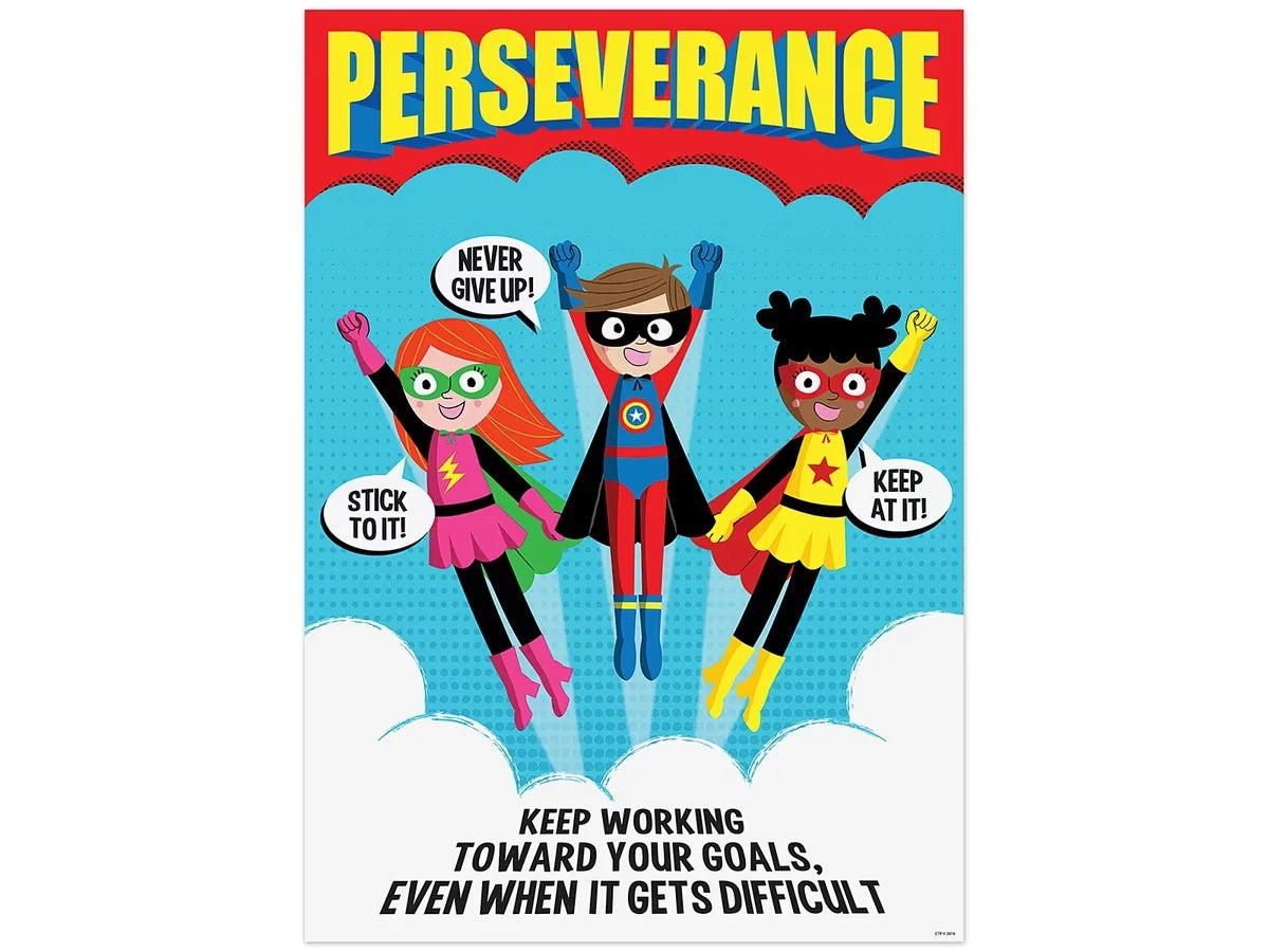 Superhero Perseverance Poster - US 4835