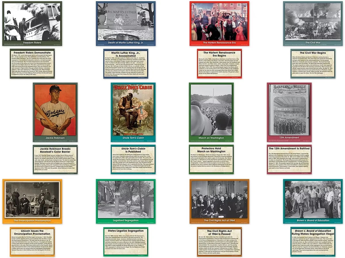 Black History Event Card Accents - US 2834