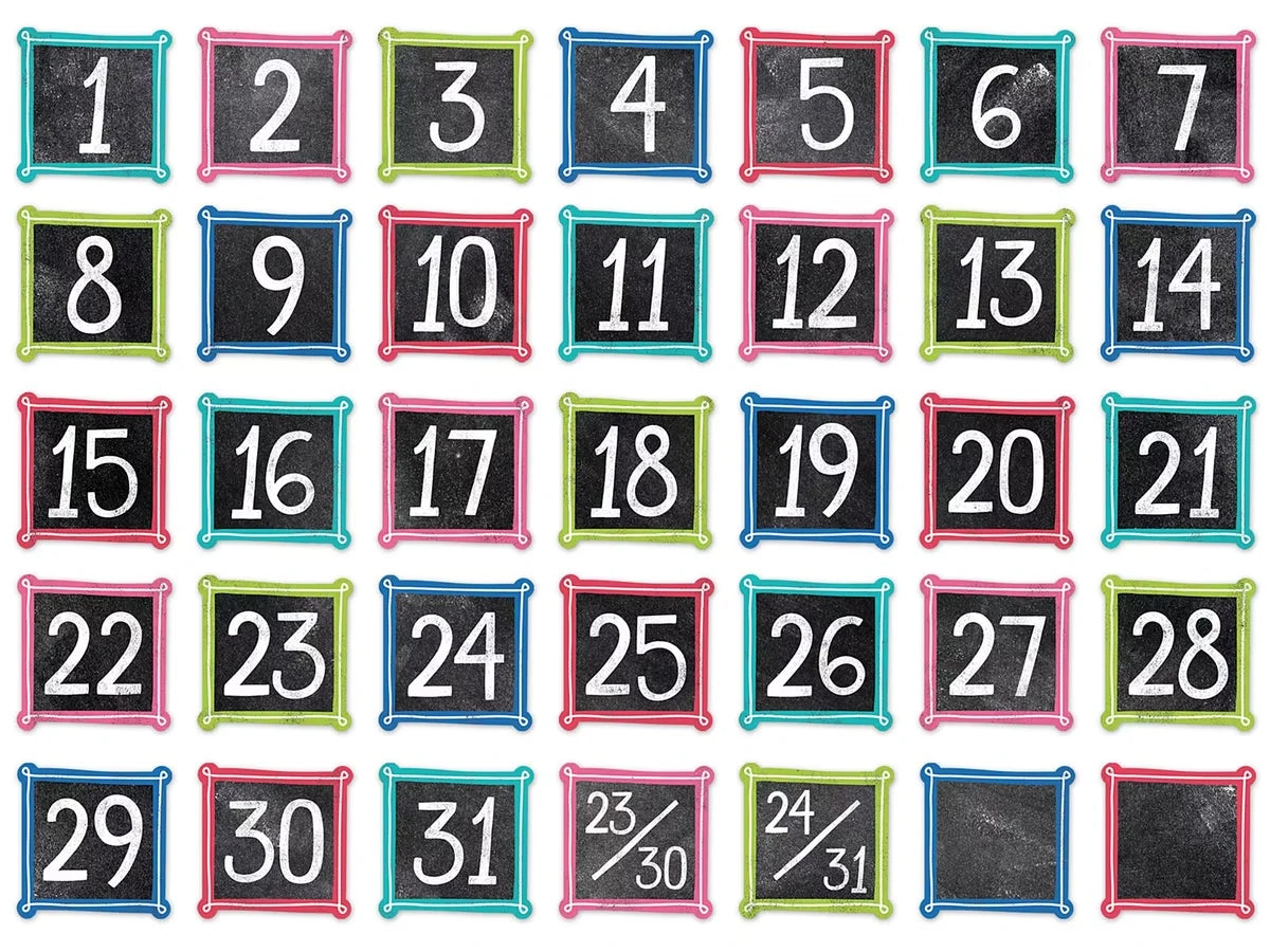 Chalk It Up! Calendar Mini Accents - US 5253