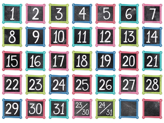 Chalk It Up! Calendar Mini Accents - US 5253
