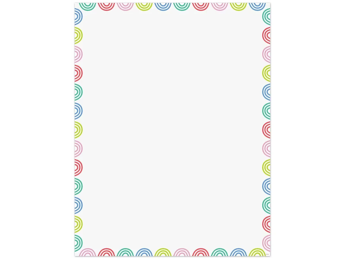 Rainbow Doodles Blank Poster - US 5534