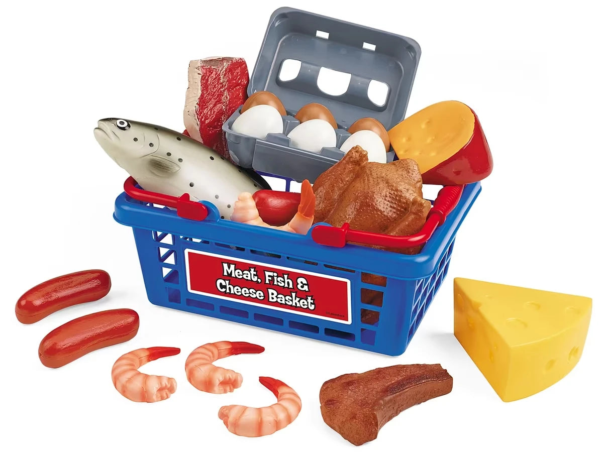 Let’s Go Shopping Meat, Fish & Cheese Basket - US 4992