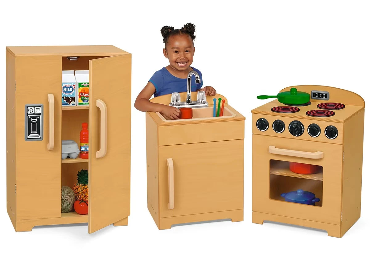 Toddler Hardwood Kitchen Set - US 8475
