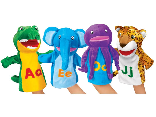 Machine-Washable Alphabet Puppet Set - US 1508