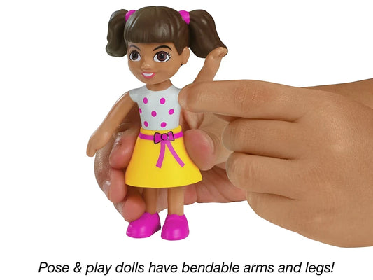 Lakeshore Pose & Play Dolls - Hispanic Family - US 6332