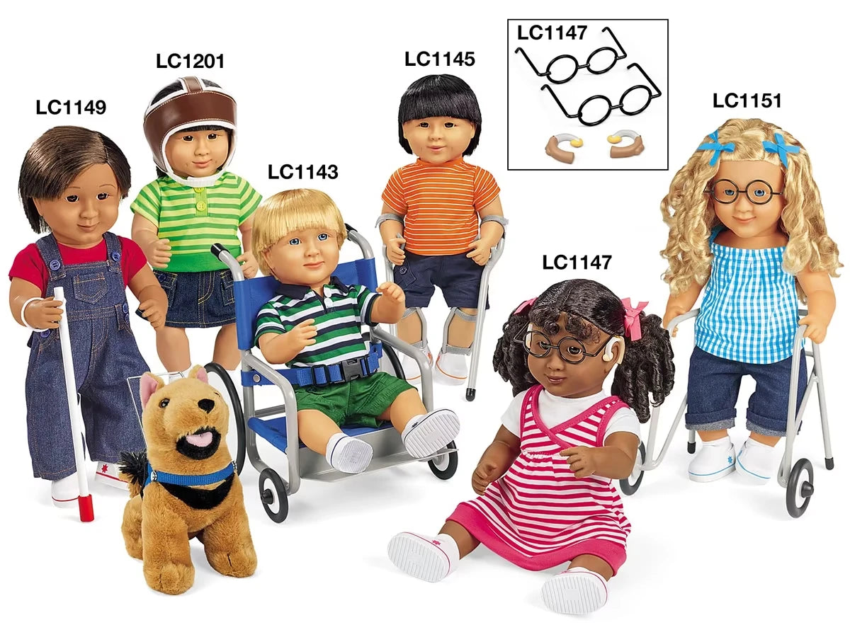 Adaptive Equipment for Dolls with Special Needs - Complete Set - US 3562