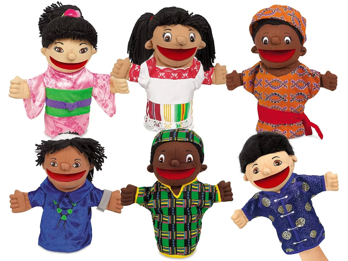 Let’s Talk! Multicultural Puppets - Complete Set - US 1041