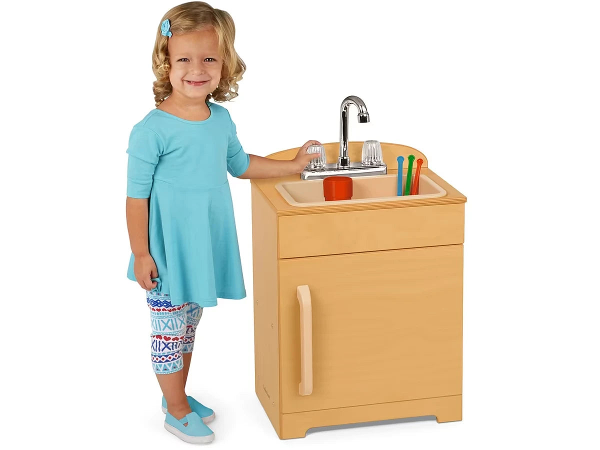 Toddler Hardwood Kitchen Sink - US 9528