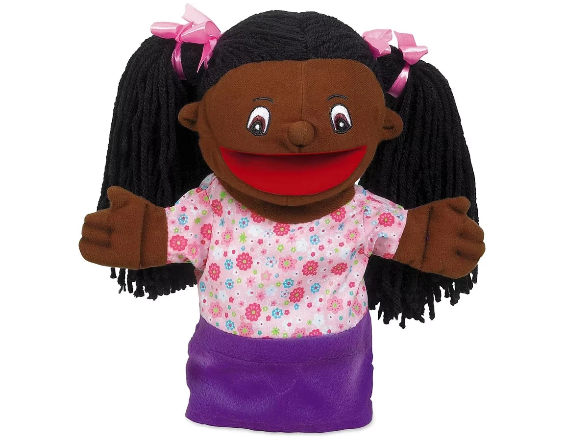 Let’s Talk! African American Girl Puppet - US 9797