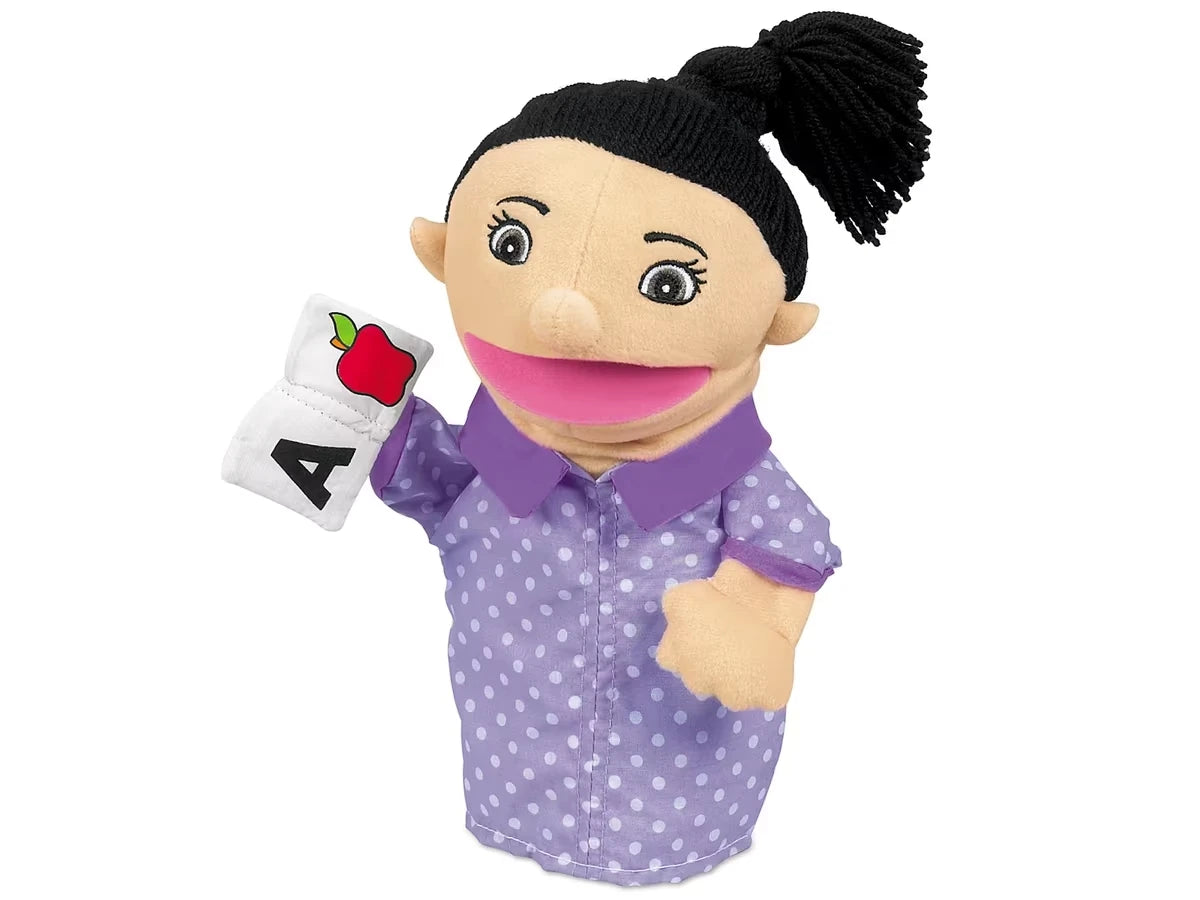 Let’s Talk! Teacher Community Helper Puppet - US 9063