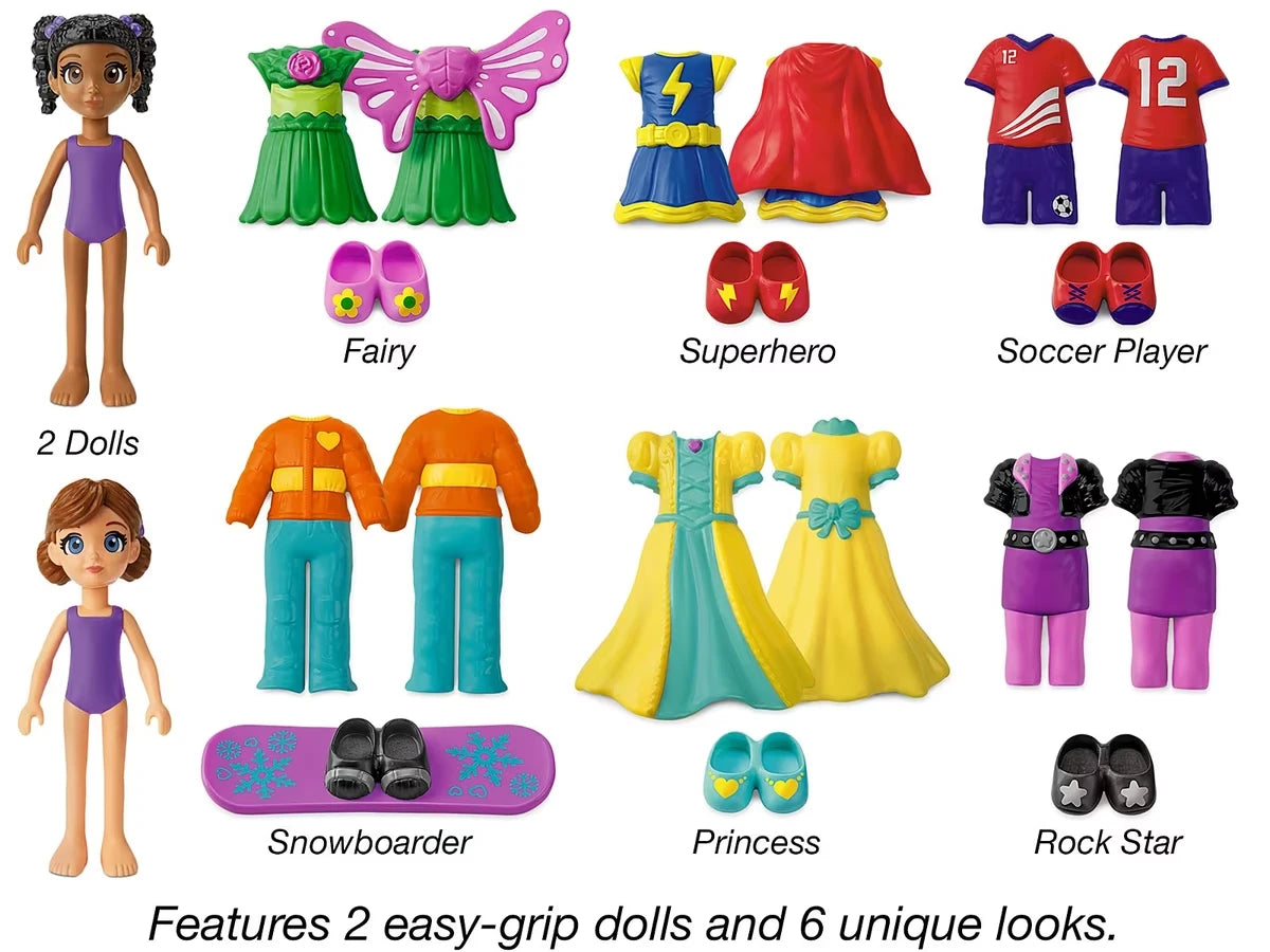 Magnetic Dress & Play Dolls - US 5140